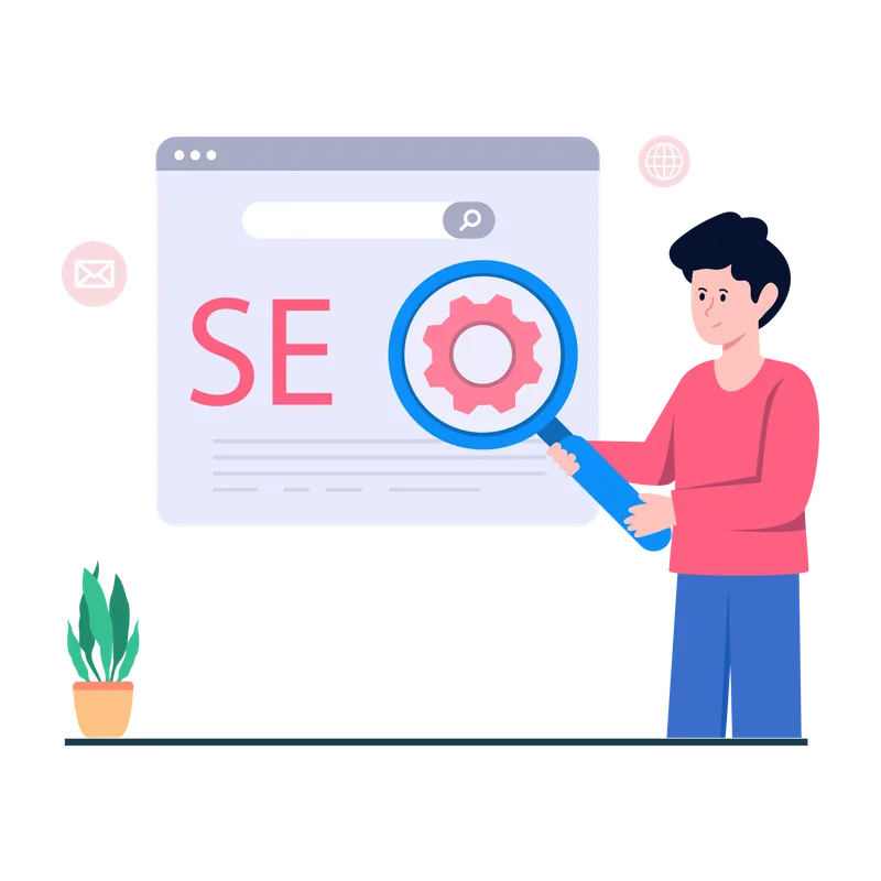 Search engine optimization service icon